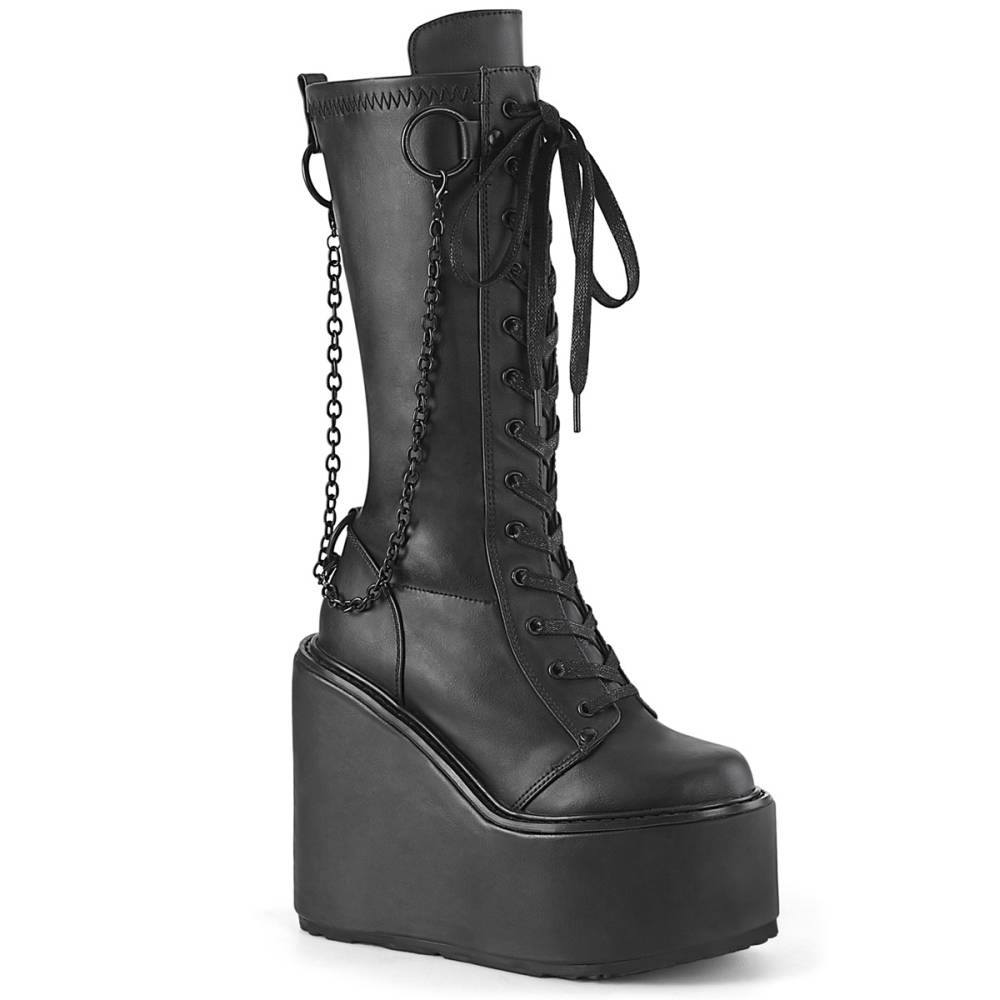 DemoniaCult - SWING150 Plattformstiefel - Schwarz Product image